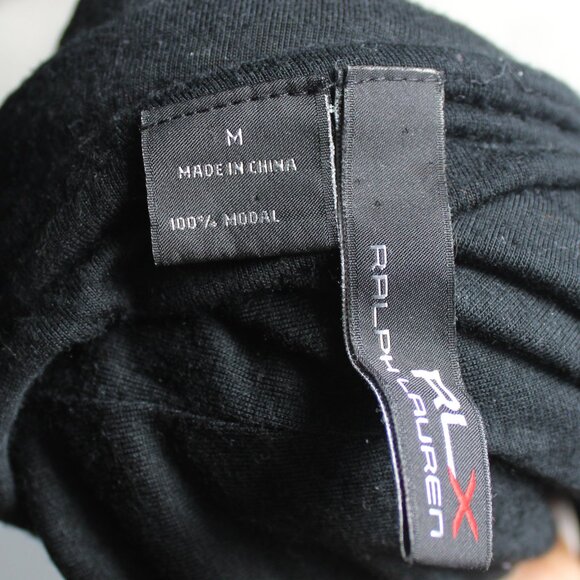 RLX Ralph Lauren VTG Rare Y2K Black Halter Open-Back Midi Dress Size Medium - Picture 4 of 7